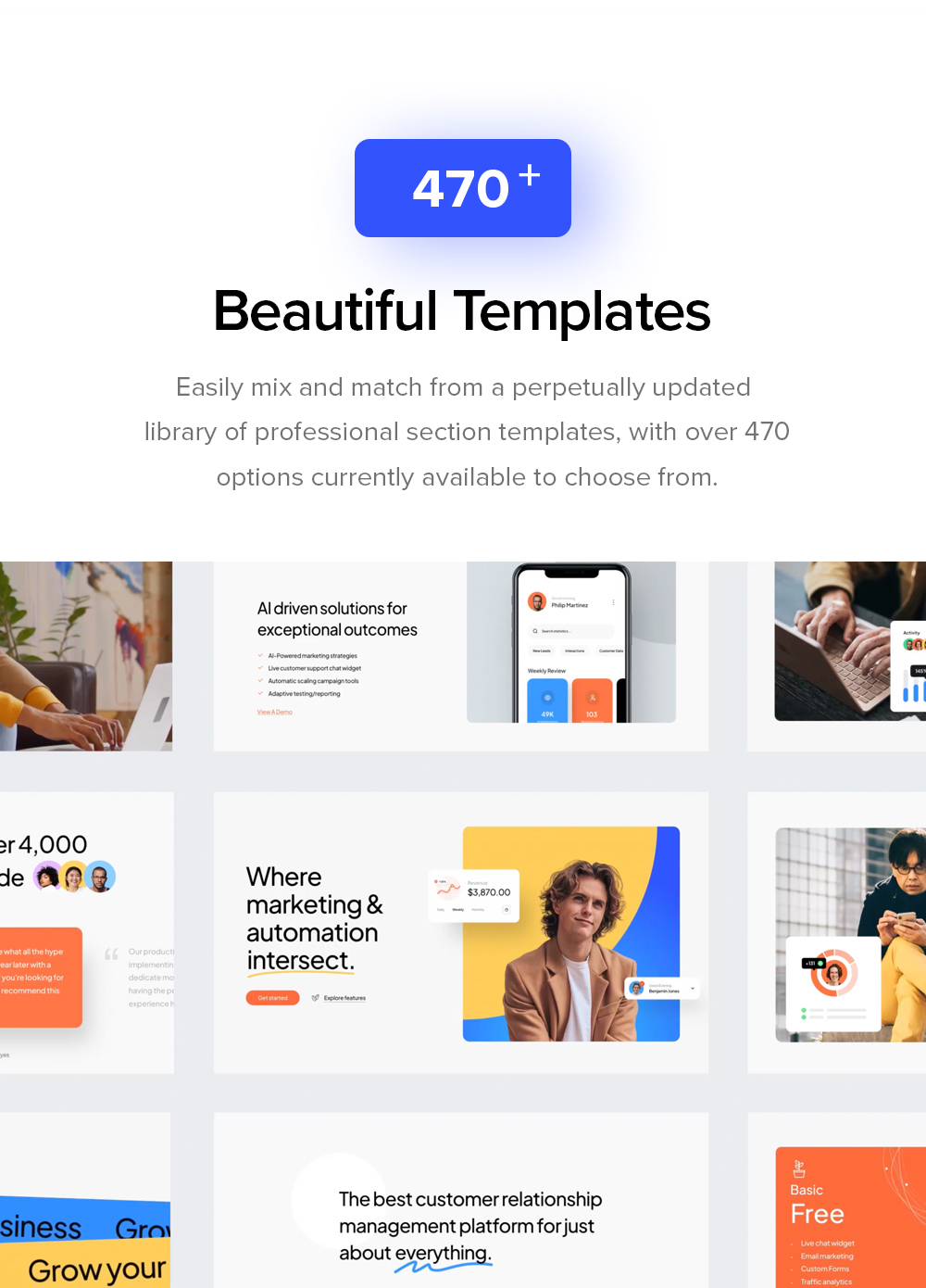 salient wordpress template library