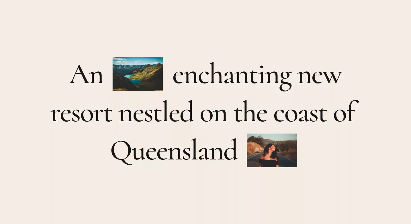 wordpress element to put images inline with text