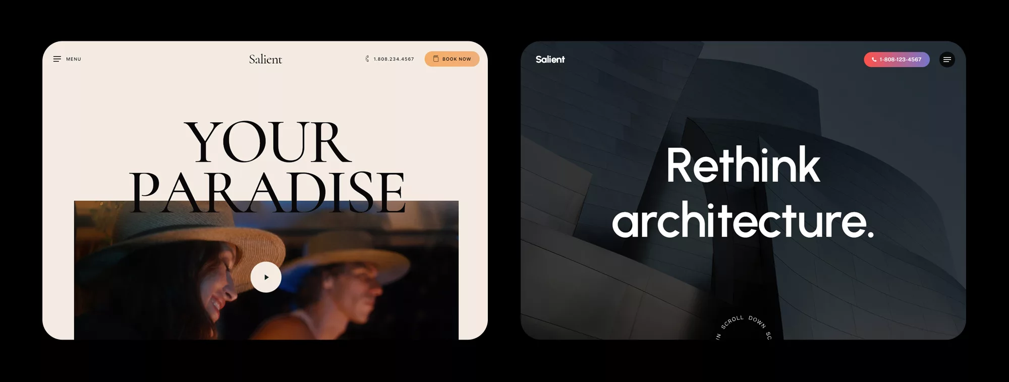 resort and business wordpress themes