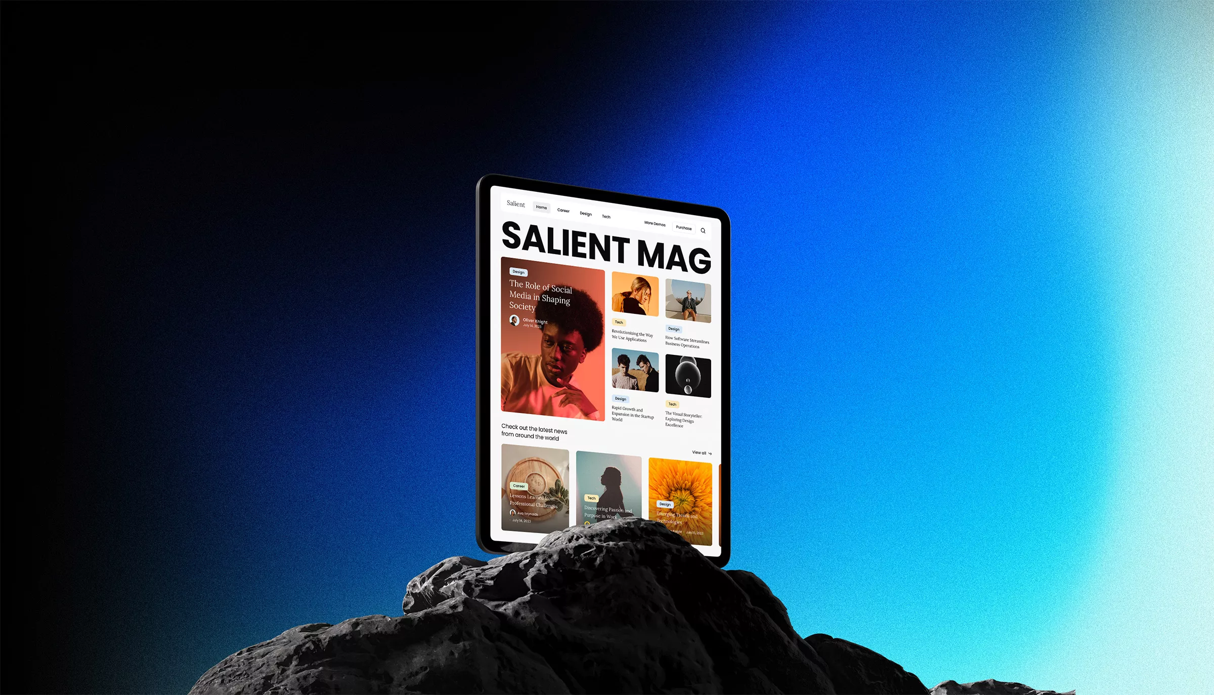 Salient theme preview